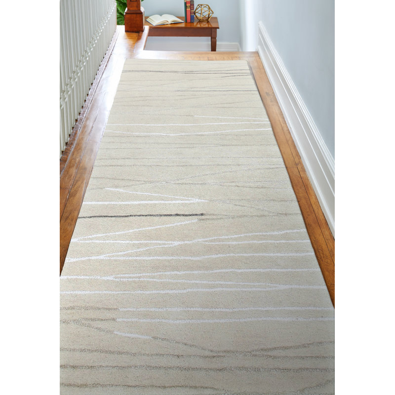 Lou HandTufted Wool Ivory Area Rug & Reviews AllModern